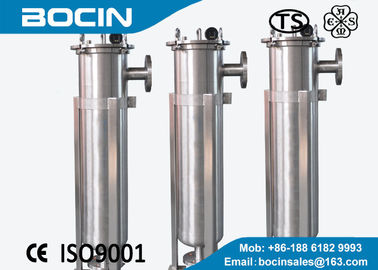 Single bag stainless steel filter housing / liquid bag filter 1~ 100microns