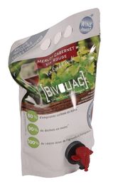 Self Standing Wine Pouch Bib Bag In Box , Stand Up Plastic Pouches For Liquids