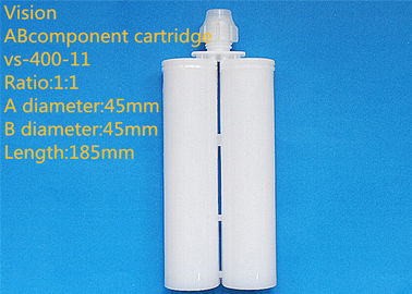 400ml 1:1 AB Glue Cartridge Tow Components Empty Silicone Cartridge For Epoxy Glue