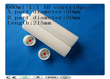 Two component 600ml 1:1 adhesive barrel , industrial AB glue cartridge