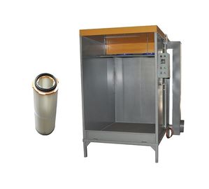Homemade Commercial Powder Coating Spray Booths With Two Filter Cartridges