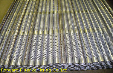 1/4’’-12’’ Spiral Welded Louvered Perforated Metal Tubing For Filter Frame