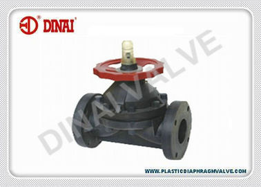UPVC plastic diaphragm valve for waste water treatment, corrosion protection and durable