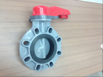 UPVC / PVC Plastic Butterfly Valve, 1/2&quot;~24&quot; Electric Actuator Water Butterfly Valves