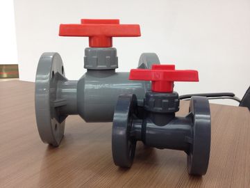 PN1.6 Mpa low pressure PP-H plastic true union ball valve,1/2" to 12” DIN,ANSI,JIS double