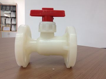 PN10 bar PP-GF plastic flange ball valve,1/2" to 12” DIN,ANSI,JIS flange connection