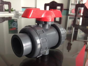 PN10 bar PVDF plastic flange ball valve,1/2&quot; to 12” DIN,ANSI,JIS worm gear