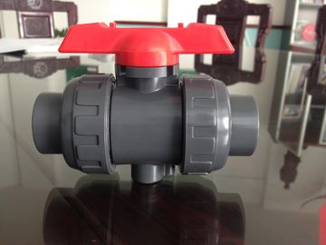 CPVC flange Ball Valve Handle Lever 1-1/4"(D40mm) ~ 5”(D140mm) Plastic Ball Valve