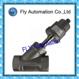 2000 Threaded Port 2/2 Way Angle Seat Valve Integrated Pneumatic PPS Actuator
