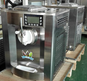 Stainless Steel Mini Ice Cream Machine Single Flavor Continuously Dispense