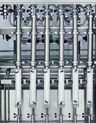 Automatic Pneumatic Liquid Piston Filling Machine 2 heads, with 6m standard conveyor