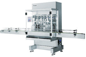 Automatic Pneumatic Liquid Piston Filling Machine 2 heads, with 6m standard conveyor