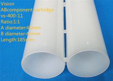 400ml 1:1 AB Glue Cartridge Tow Components Empty Silicone Cartridge For Epoxy Glue