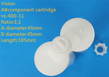 400ml 1:1 AB Glue Cartridge Tow Components Empty Silicone Cartridge For Epoxy Glue