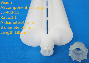 400ml 1:1 AB Glue Cartridge Tow Components Empty Silicone Cartridge For Epoxy Glue