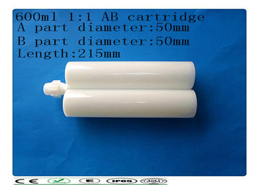 Two component 600ml 1:1 adhesive barrel , industrial AB glue cartridge