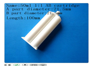 AB glue cartridge , 50ml 1:1 dual cartridge , Syringe Barrel