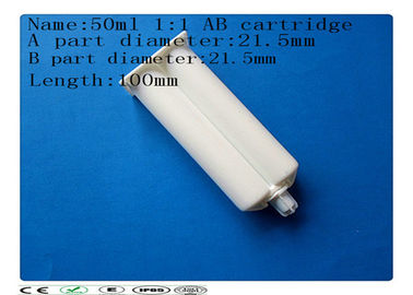 AB glue cartridge , 50ml 1:1 dual cartridge , Syringe Barrel