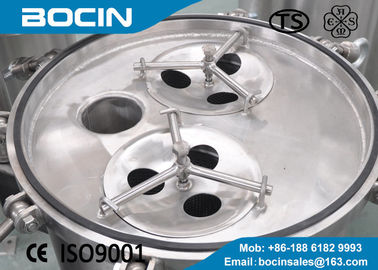 High flow vertical openings multi bag Filter Housing for sewage water filtration