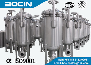 High flow vertical openings multi bag Filter Housing for sewage water filtration