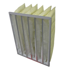 F5 - F8 Bag Filter Housing , Ventilation Synthetic Air Filter 595x595x500MM - 6P