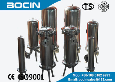 High precision SS 304 or 314 cartridge filter housing for water purification