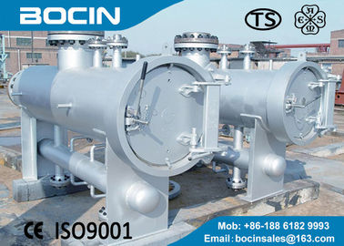 Natural gas filter separator to remove liquid or solid from gas