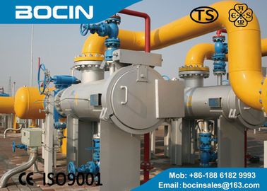 Natural gas filter separator to remove liquid or solid from gas