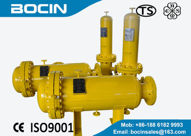 Remove solid particles from natural gas filter separator Vertical or horizontal
