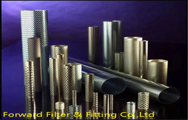 1/4’’-12’’ Spiral Welded Louvered Perforated Metal Tubing For Filter Frame