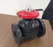 large size PVC diaphragm valve for water treatment, chemical piping system