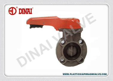 Anti-corrosive plastic butterfly valve for water treatment piping system,1" to 24”, wafer type, 1.0Mpa, UPVC,CPVC,PVDF,P