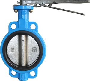 Metal Seated Cast Iron Butterfly Valves With Pneumatic Actuator D373H-10K
