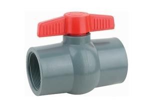 Convenient PVC Threaded Ball Valve NPT / BSPT 1/2" - 4" ANSI / JIS / DIN Standard