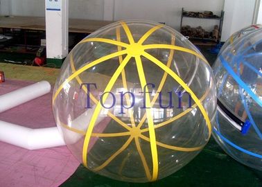 2m Ti-zip Zipper Inflatable Water Walking Ball Transparent 1.0mm PVC / TPU
