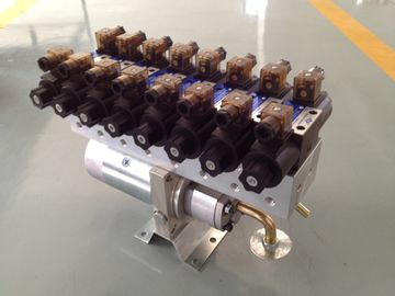Customized Horizontal 8 Stations 24V Hydraulic Power Units With Directional Valve